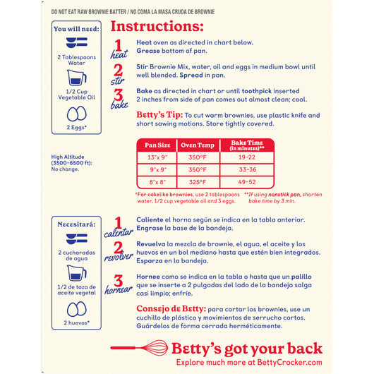 Betty Crocker Brownie Mix Chocolate Fudge