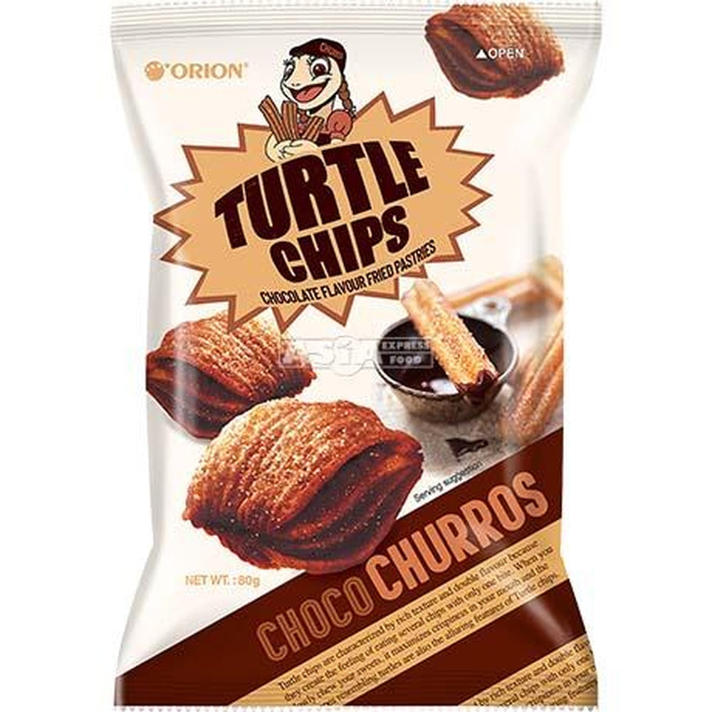 Orion Turtle Chips Churros Chocolate - My American Shop