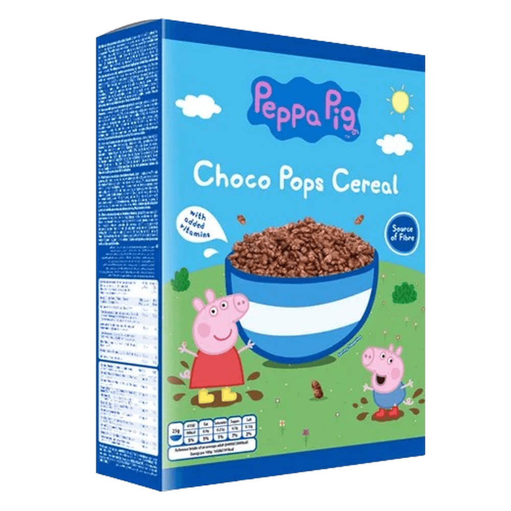 Peppa Pig Choco Pops Cereal With Vitamins - My American Shop