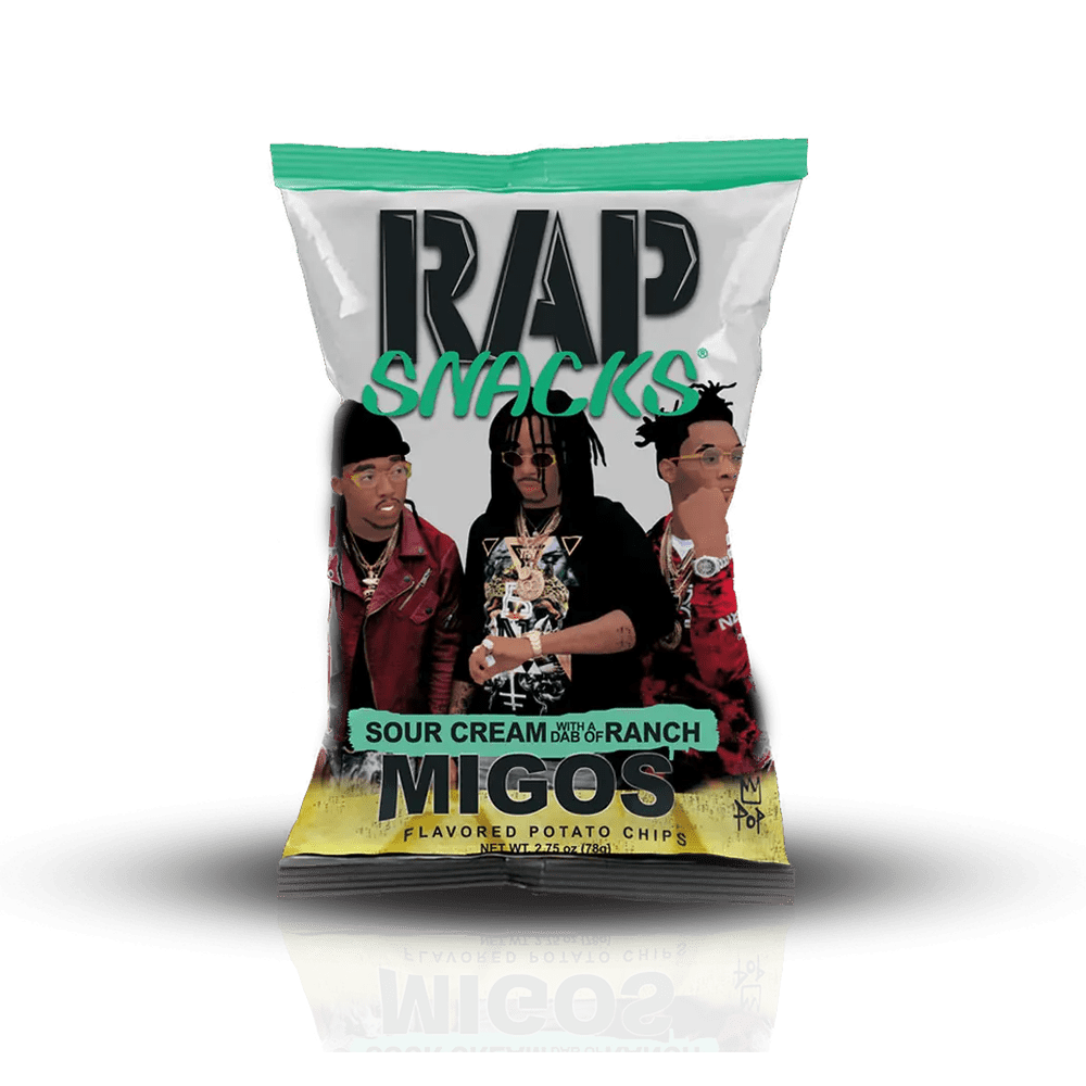 Rap Snacks Chips Migos Sour Cream & Ranch - My American Shop