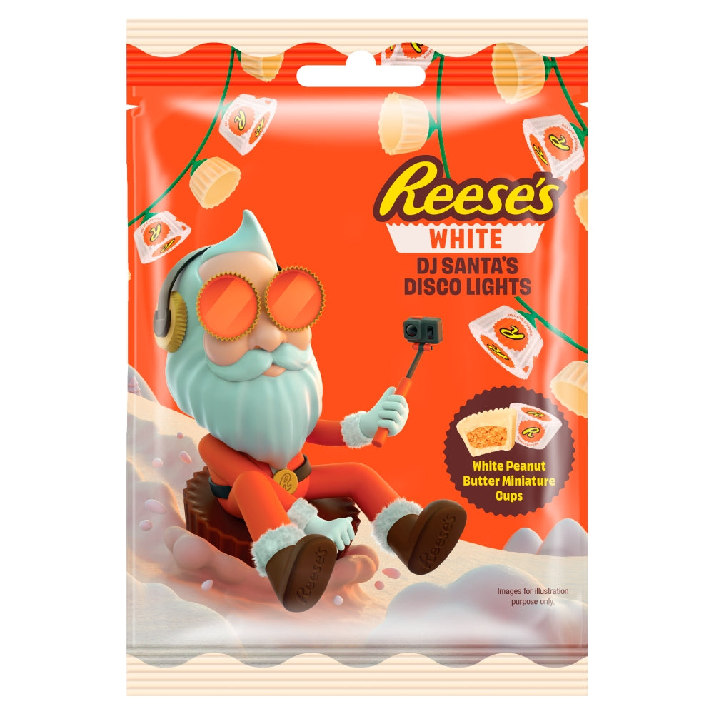 Reese's White Peanut Butter Cups DJ Santa's Disco Lights